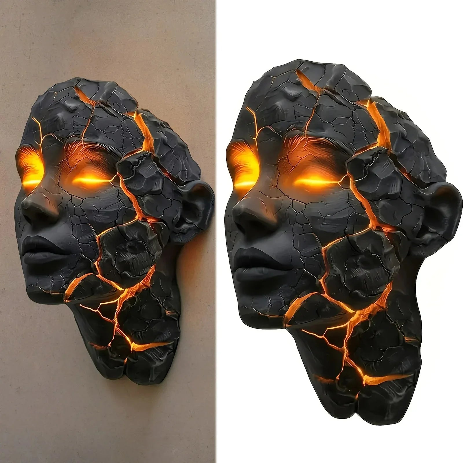 Volcanic Cracked Soul Wall Lamp