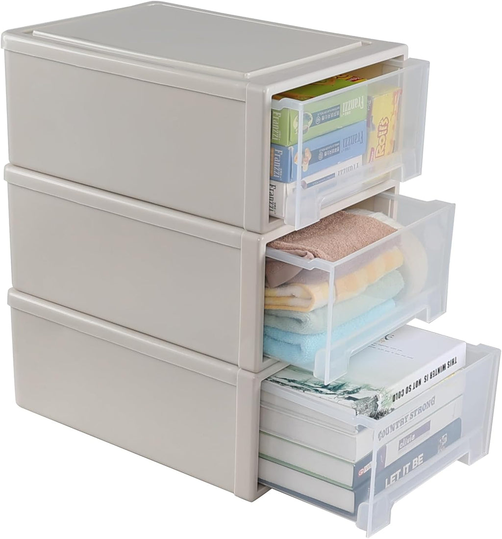Stackable Plastic Storage Drawer