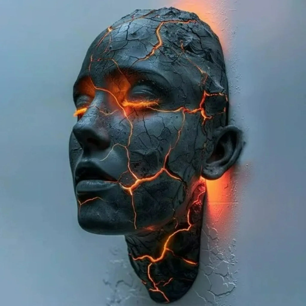 Volcanic Cracked Soul Wall Lamp