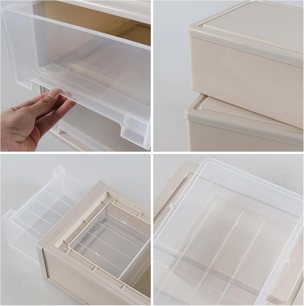 Stackable Plastic Storage Drawer