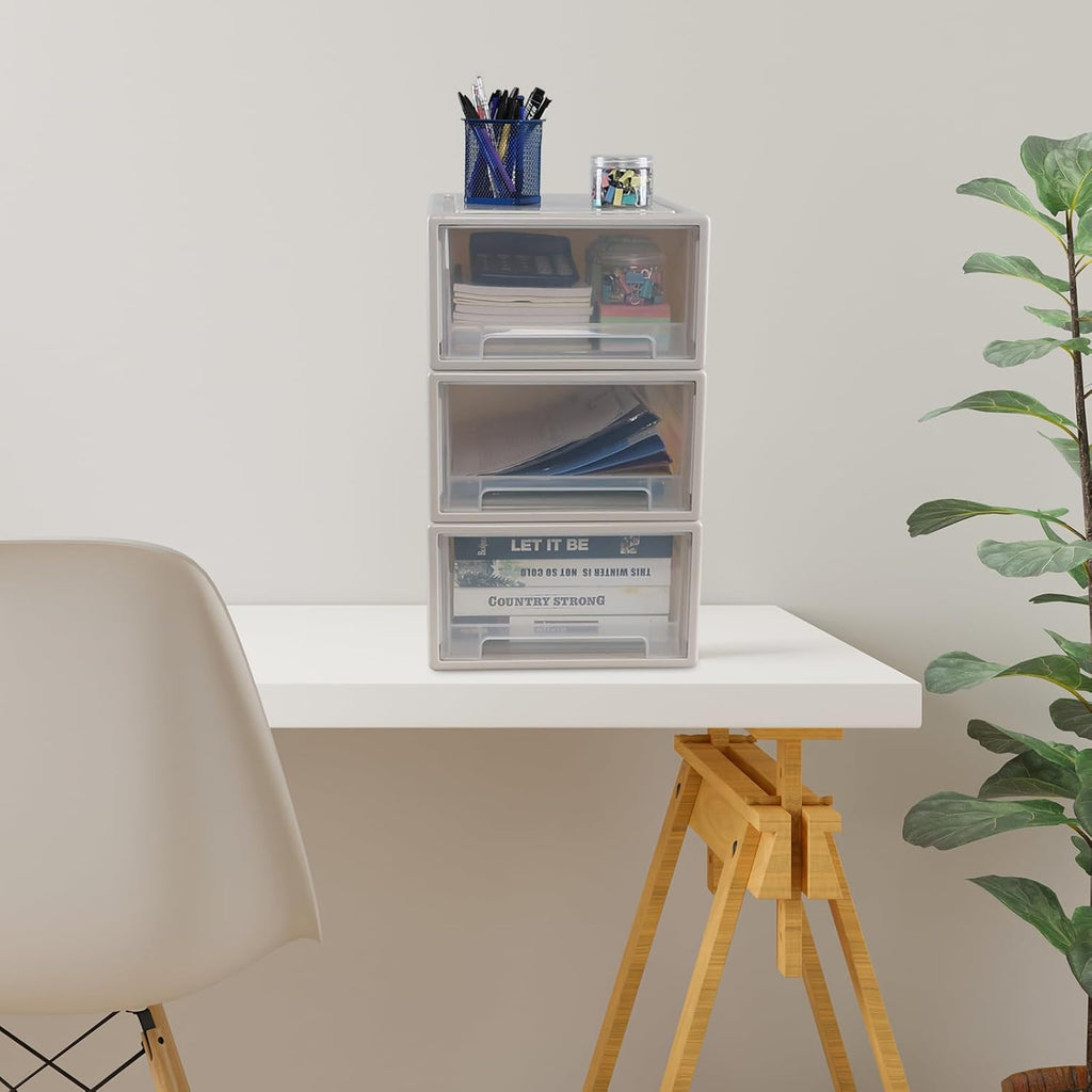 Stackable Plastic Storage Drawer