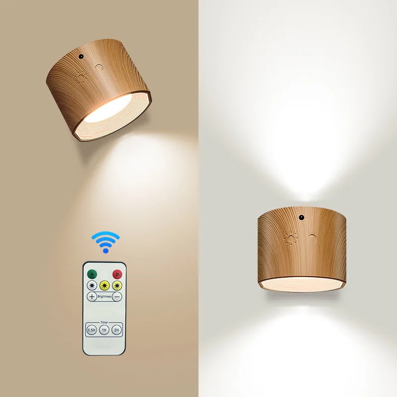 Wall Mounted Rechargeable Magnetic Lamp with Scones