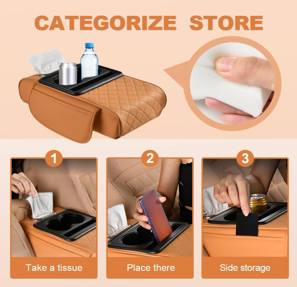 Car Arm Rest Box Pad