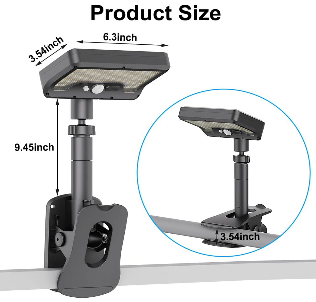 Clip-On Motion Sensor Solar Light