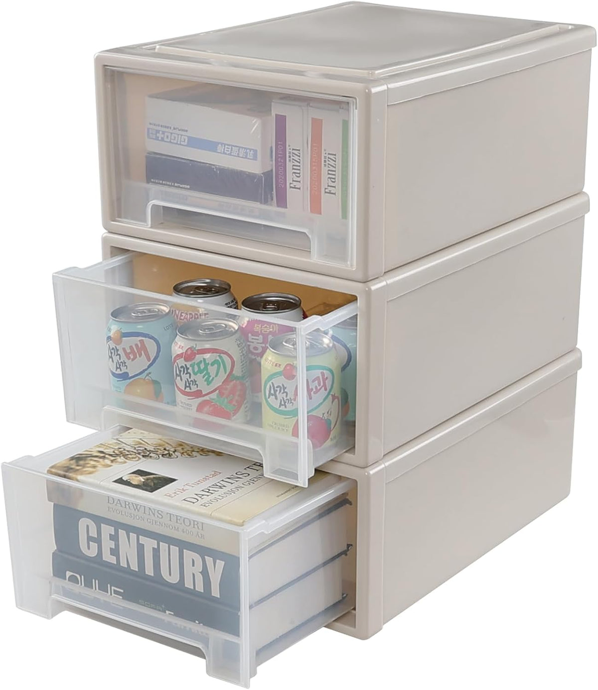 Stackable Plastic Storage Drawer